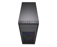 GEMBIRD Midi Tower Fornax M100RGB ATX wentylatory RGB Czarna CCC-FC-M100RGB - 1184606 - zdjęcie 3